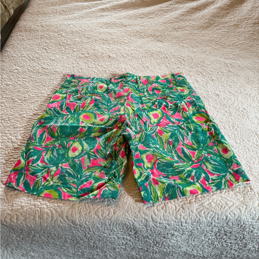 Lilly Pulitzer Green and Pink Men Shorts